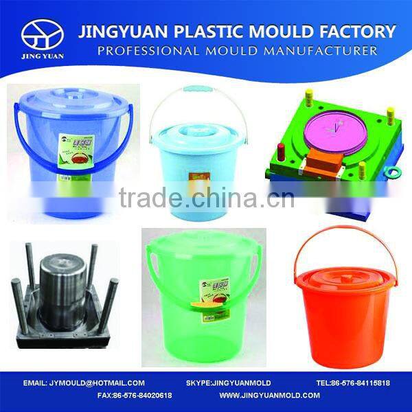 China Taizhou supplly Beryllium copper 10L plastic injection barrel/bucket/pail mould/mold making
