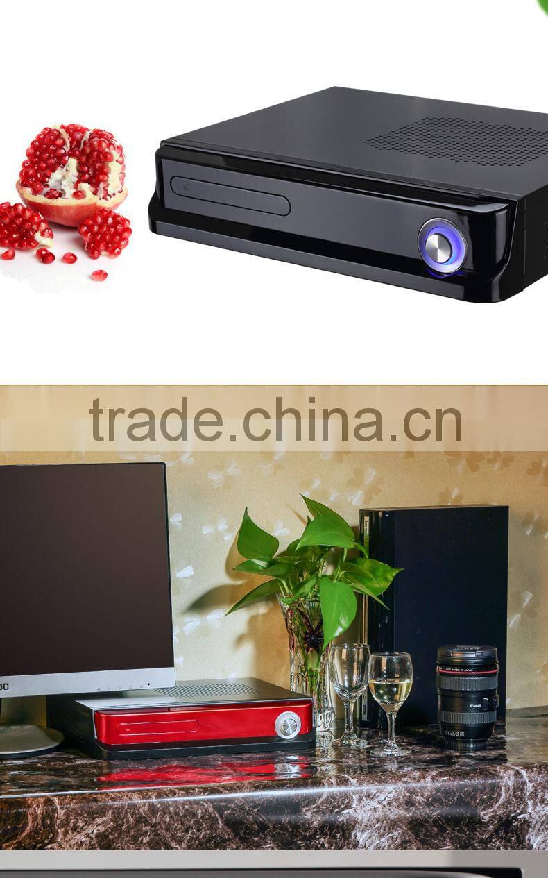 realan T02 mini htpc case/ mini itx destop casing with beautiful design