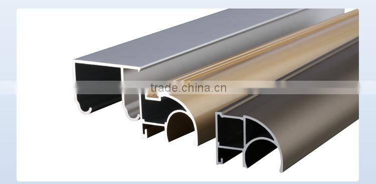 Anodized sliver wardrobe closet door aluminium extrusion profile to Russia