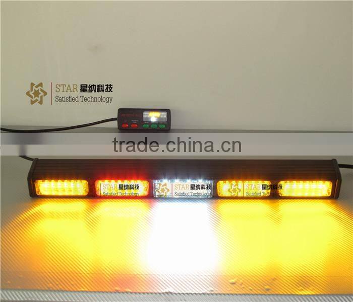 Emergency warning traffic advisor vehicle strobe light bar bule
