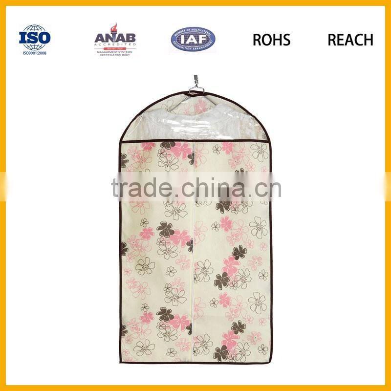 High Quality Printed Patterns Waterproof Dustproof Personalized Clothes Cover Bag Costume Garment Bag Cover
