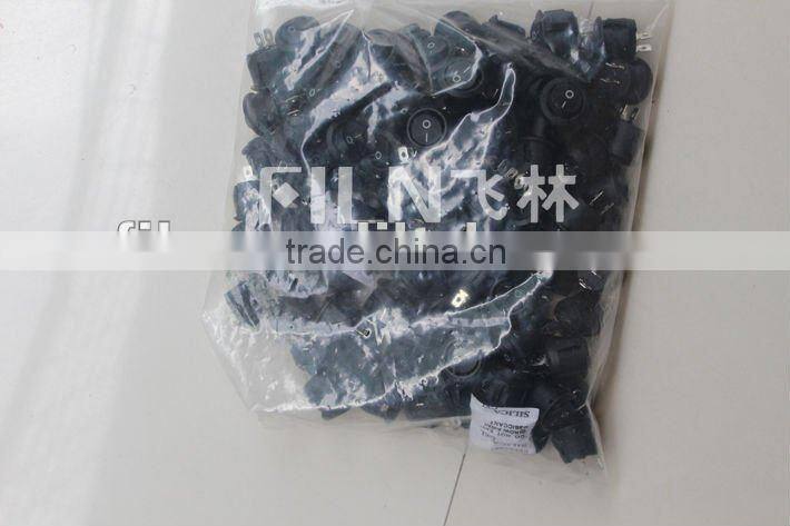 FL3-019 boat illuminated round led rocker switch with light