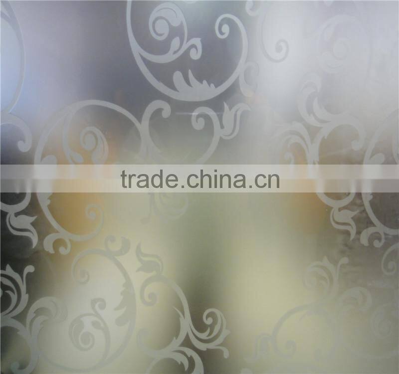 light acid etched glass,acid etched home design frosted glass, free glass etching designs