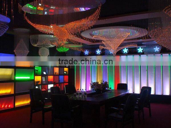 27w RGB fiber optic light engine with remote controller in 7color changeble 110V~265V/12V