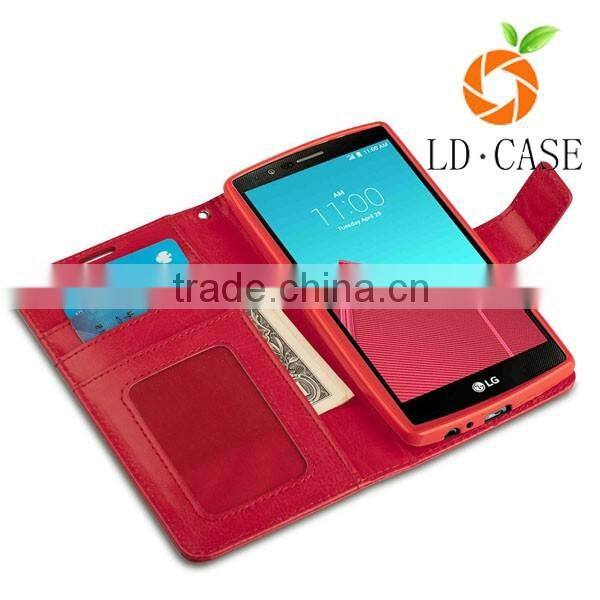 Blank Sublimation phone cases leather flip cover for LG G5