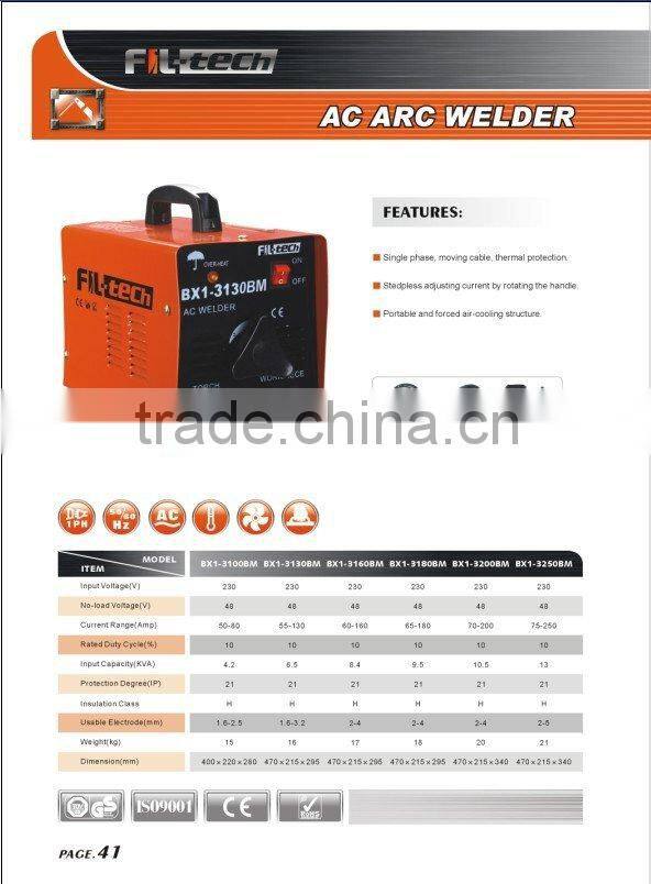 AC Arc Welding Machine BX1-3100BF/3130/3160/3180/3200/3250/