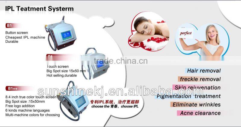 2014 New Portable High Power hair removal epilation ipl beauty equipment for home use
