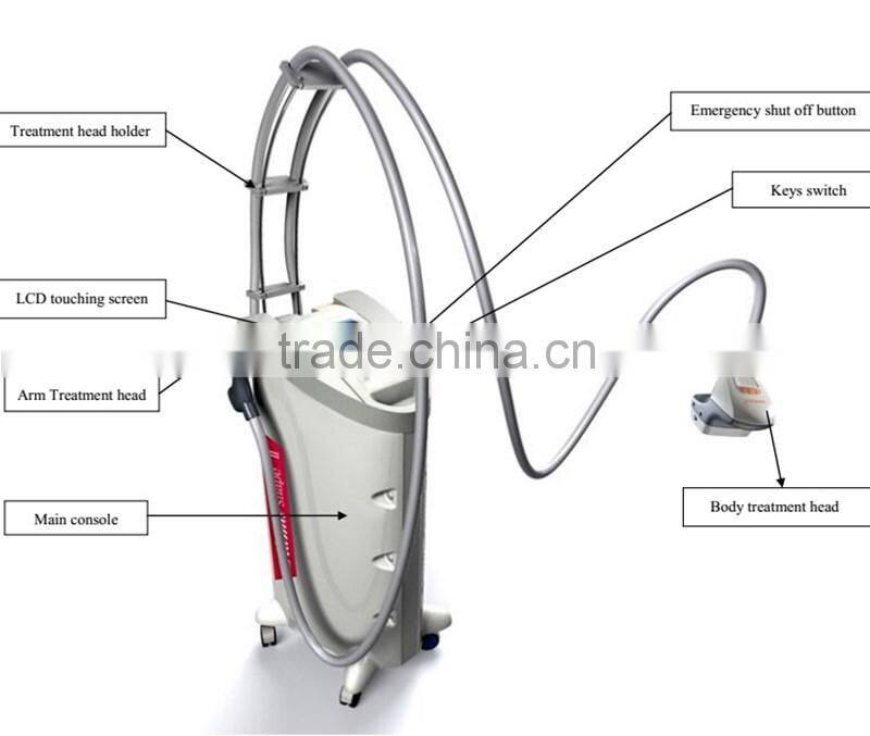 Kumashape Safe and enjoyable slimming IR RF vacuum Rolling massage beauty device