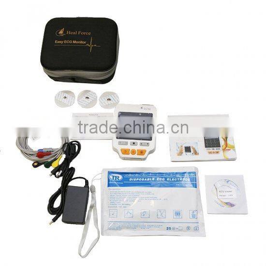 Handheld Color Screen ECG EKG Easy ECG Monitor