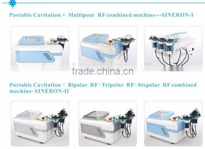 CE Certification portable Laser+Cavitation+RF slimming hot sale machine