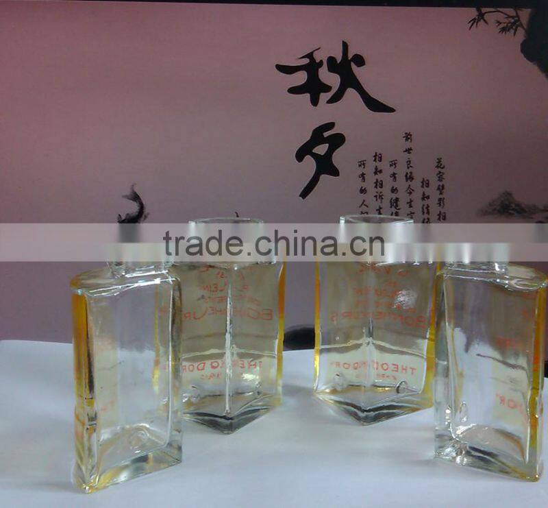 320ml unique design bottle with set of 4 bottles for perfumery