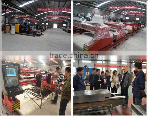 economic 5-axis control steel pipe plasma intersecting line cutting machine