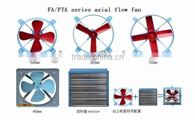 Gongle axial flow fan / air extractor flow fan for workshop and livestock