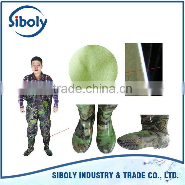 chest high waders being widely used among fishermen and waterway workers cheap waterproof working wear