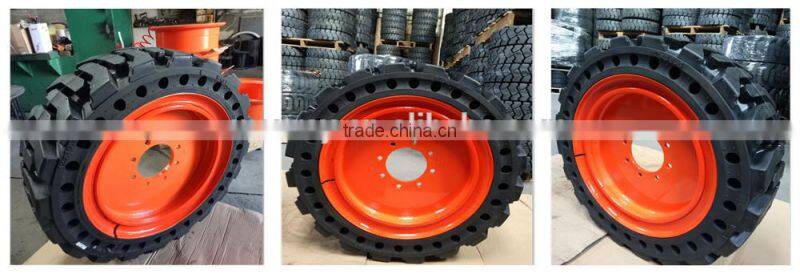 solid rubber tires and truck wagon solid tire 2000 lbs