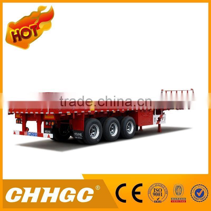 Manufacturer supply tractor lowbed semi trailer made in China