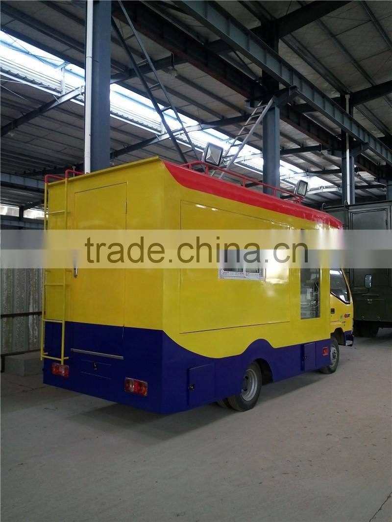2016 Hot selling Dongfeng mobile pizza food cart price