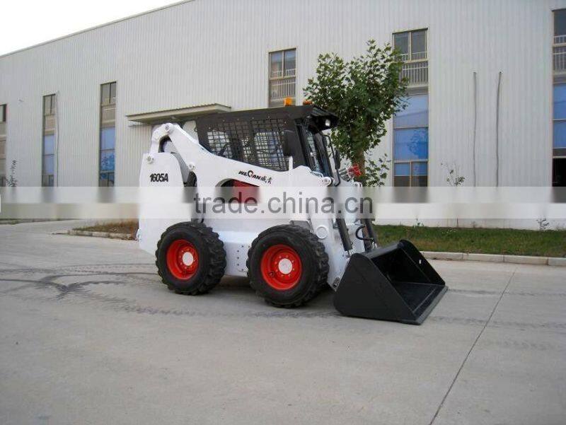China Skid Steer Loader 100hp WECAN Brand 1605A Skid Loader