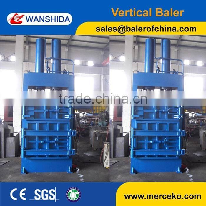 Hydraulic vertical double cylinders waste paper/newspaper/carbodard baler Press machine