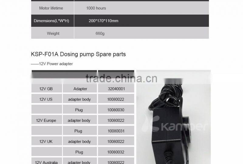 KSP-F01A kamoer digital peristaltic dosing pump
