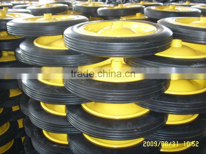 solid rubber wheel