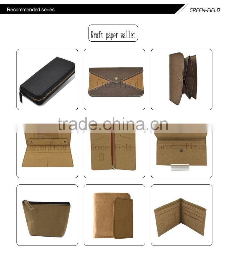 wholesale kraft paper wallet,durable washable paper money wallets