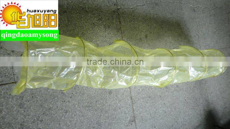 PE agricultural plastic greenhouse easy poly tunnel film with wire frame construction for winter garden