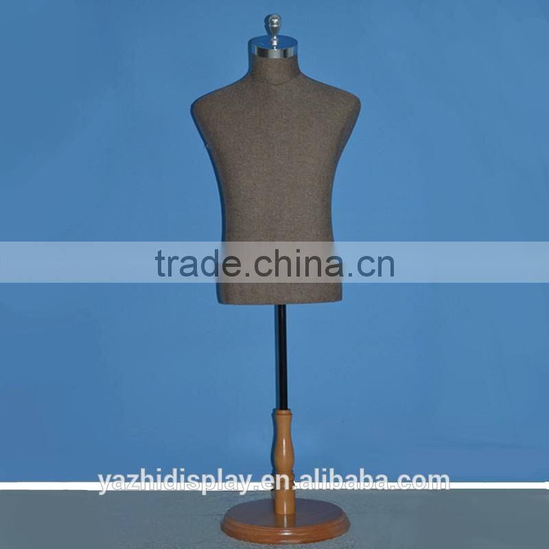 Fabric tailor male torso mannequin for Suit display