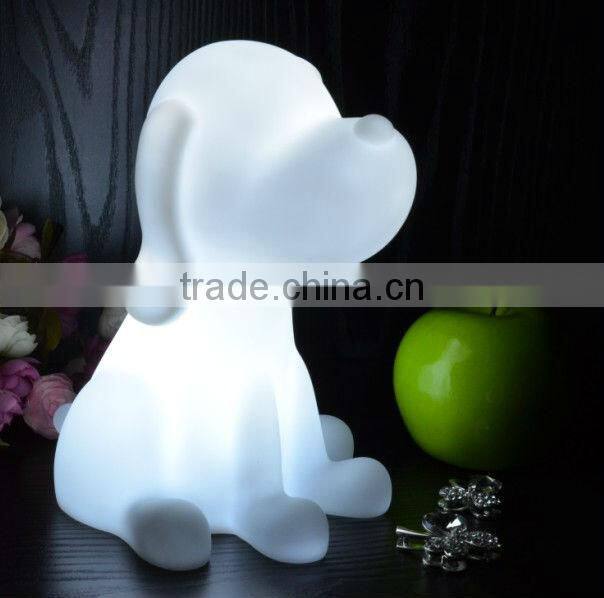 2016 Christmas kids gift LED color change dog night light