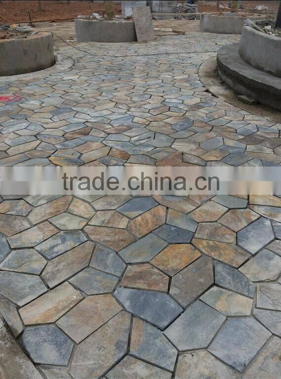High quality natural meshed rustic slate flooring
