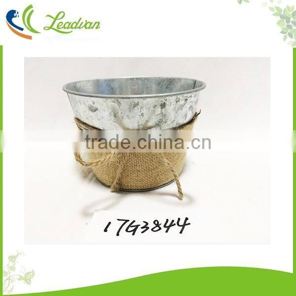 Hot sale high quality custom made galvanized metal bucket