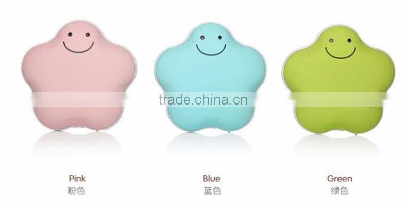 Shenzhen factory direct sales Lucky star charge hand warmer USB charging warm hand Dual purpose hand warmer