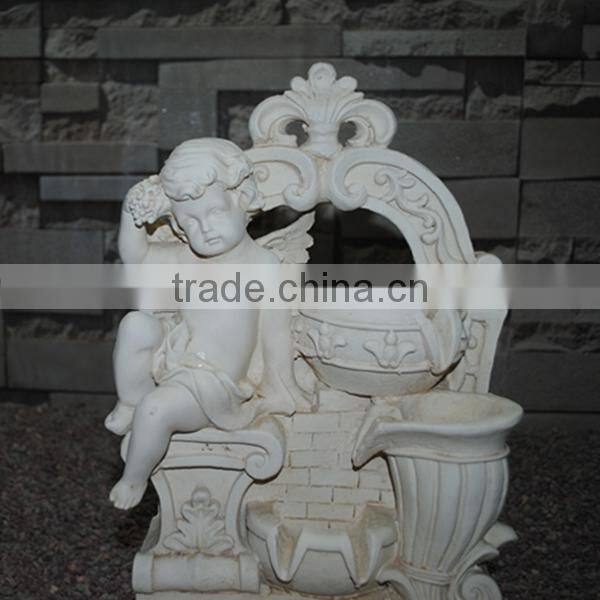 European Style Angle Air Humidifier Resin Water Fountain, Table Top Water Feature