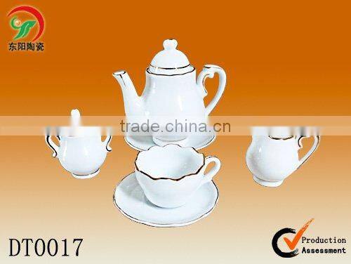 6pcs new design children porcelain tea set