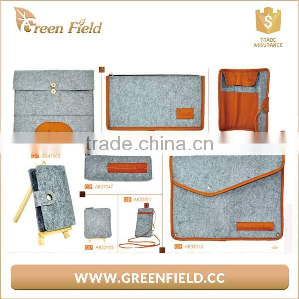 Professional manufacturer novelty recycle felt fabric unique coin purse