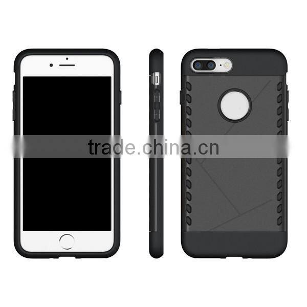 Combo phone case TPU + PC phone hull protective back cover for iPhone7 7plus