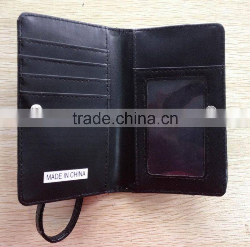 cell phone wallet/leather cell phone case/PU purse