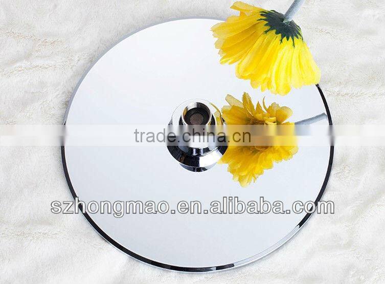 ABS chrome bathroom shower head, stainless steel shower head, waterfall shower head