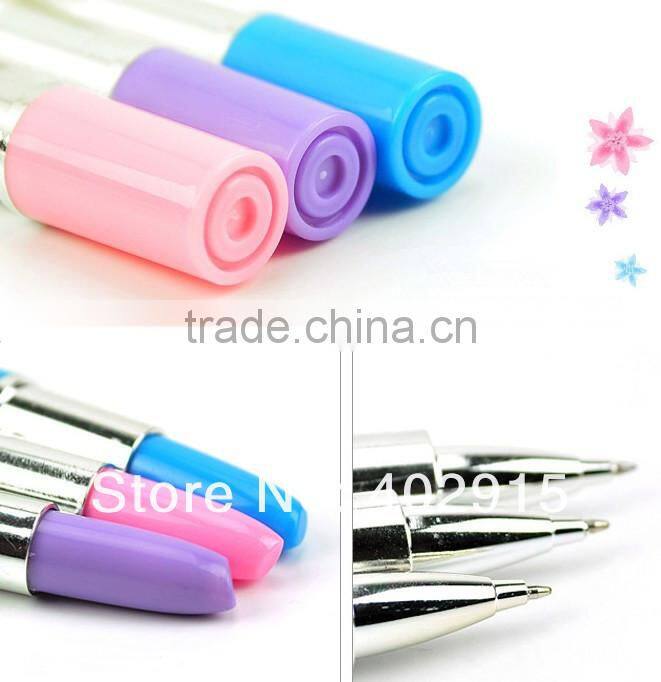 Supply Creative fashion lipstick ballpoint pen