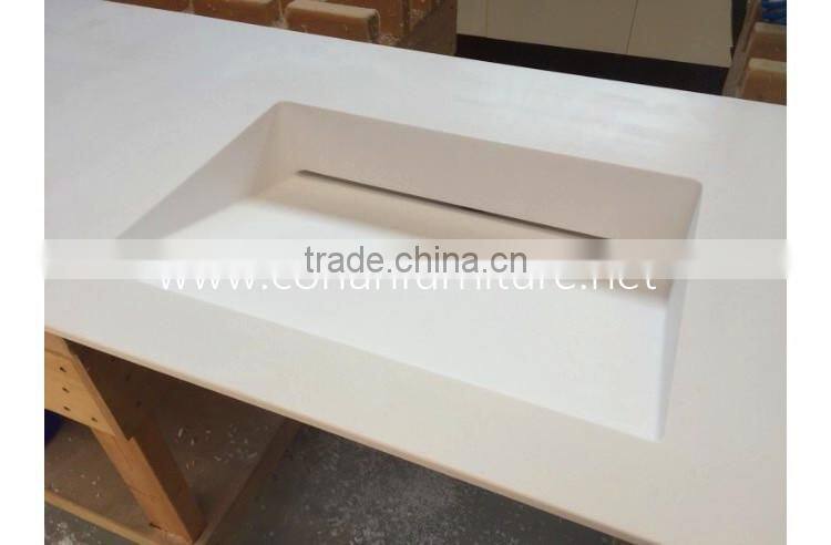 Rectangular wash basin