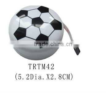 Promotional football printing measuring tape