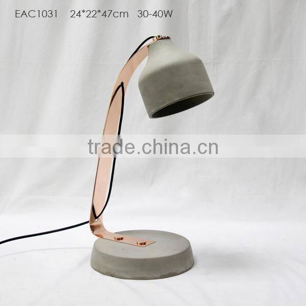 Hot sale a concrete table lamp