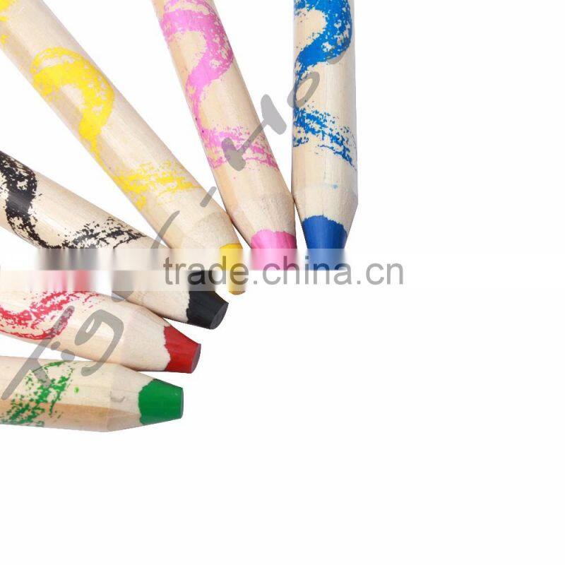 Wholesale School Stationery Jumbo Wooden Pastel Crayon