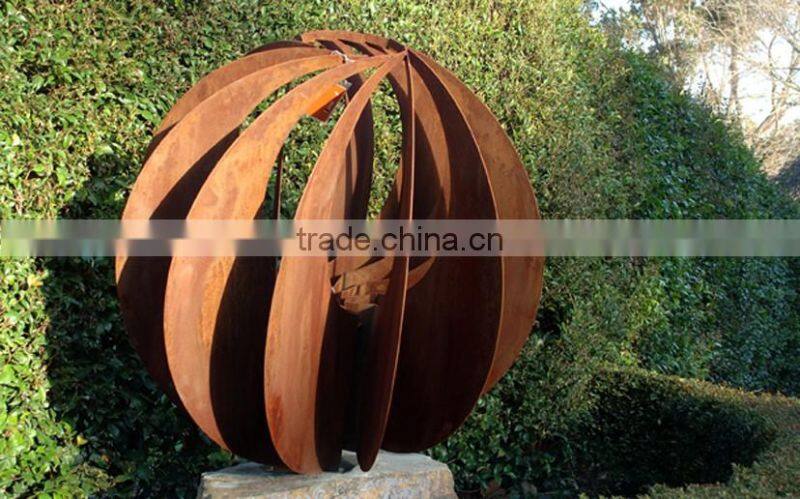 outdoor garden decoration stainless steel garden corten steel sculpture