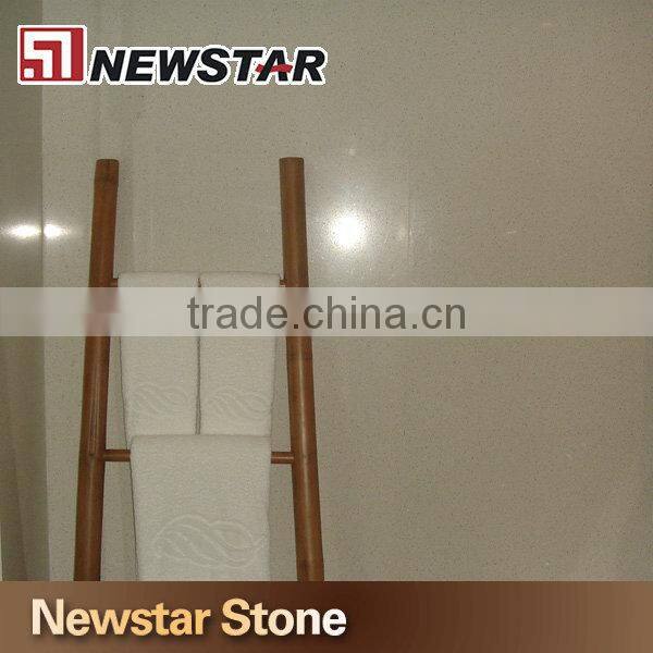 New durable material white quartz tub surround