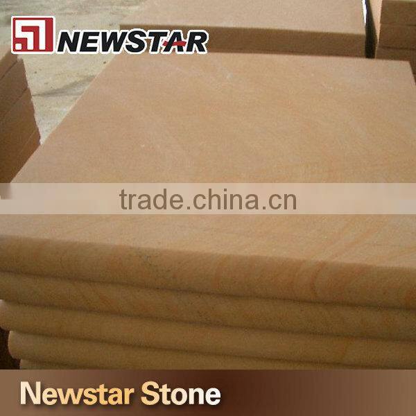 Chinese hot sales beige yellow sandstone tiles