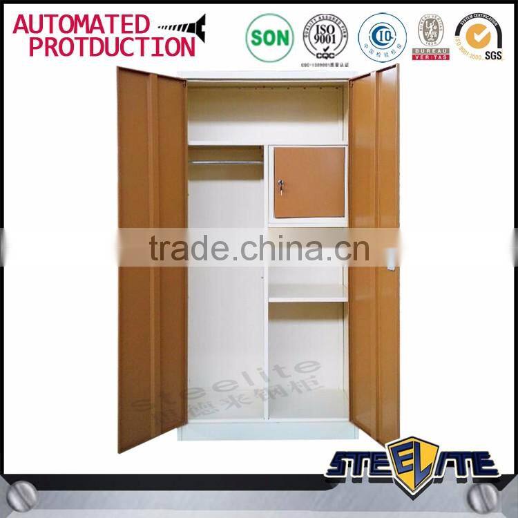 Godrej steel almirah designs with price/double door metal lockable wardrobes