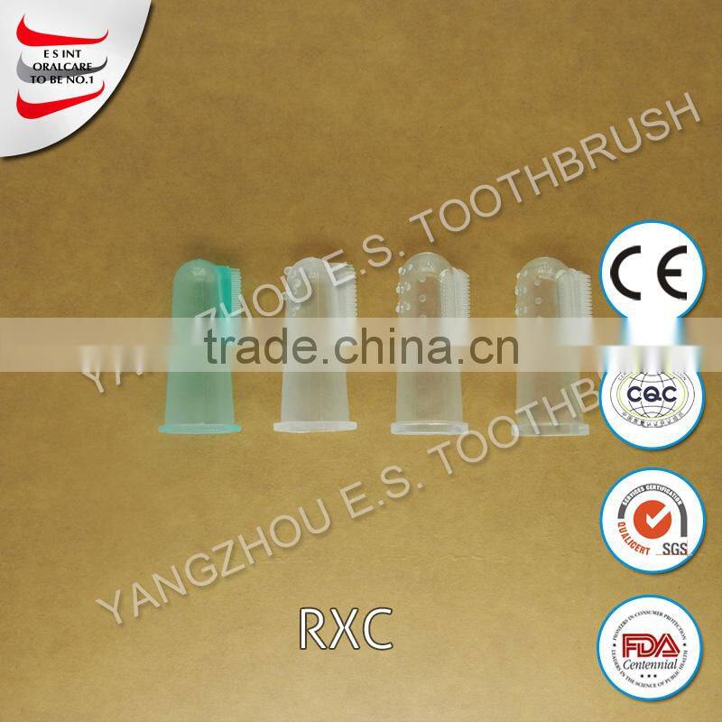 Good quality baby finger toothbrush with cover oral care products