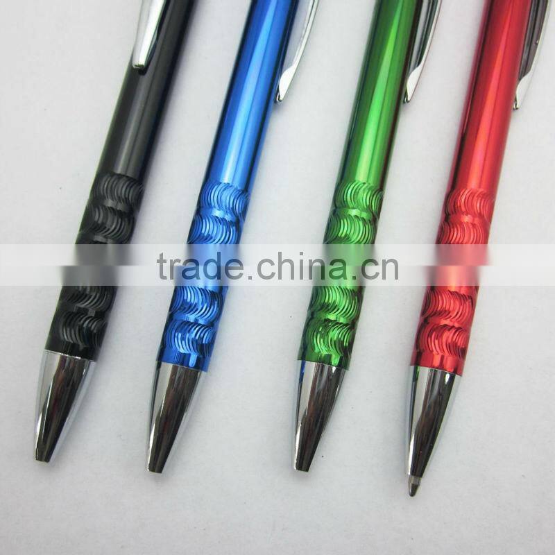 2013 new designer decorative aluminum barrel metal ballpoint pen