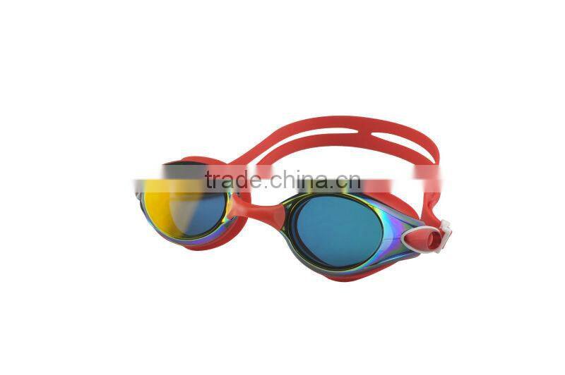 2013 Best selling Fashional custom design mirror swim goggle(MM-6900)